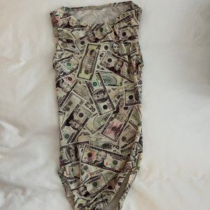 Money Print One Piece / Leotard - Small